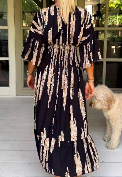 Clarice | Effortless Abstract Dress