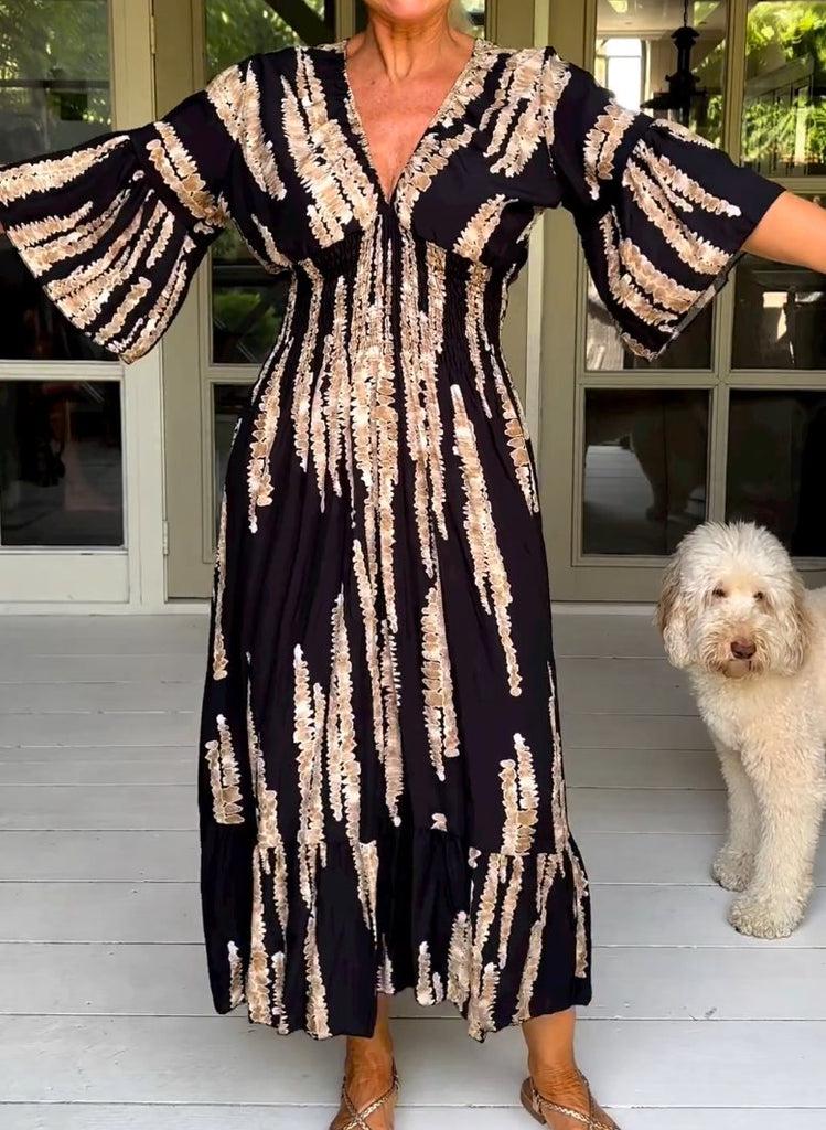 Clarice | Effortless Abstract Dress