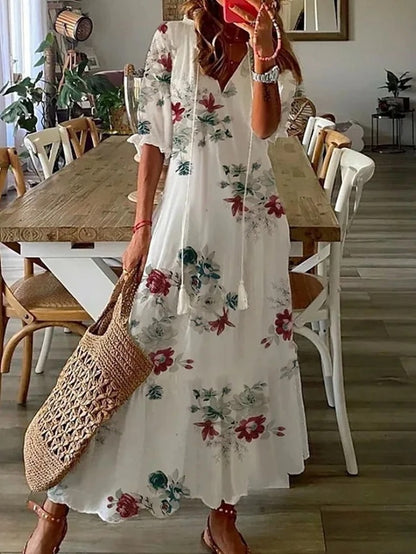 Cassia | Boho Tummy Coverage Dress